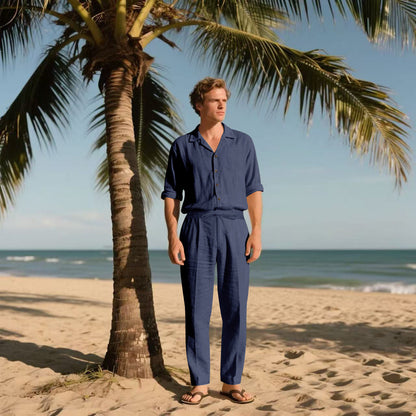 Herren Hemd und Hose Set Modern Elegante Business Kleidung