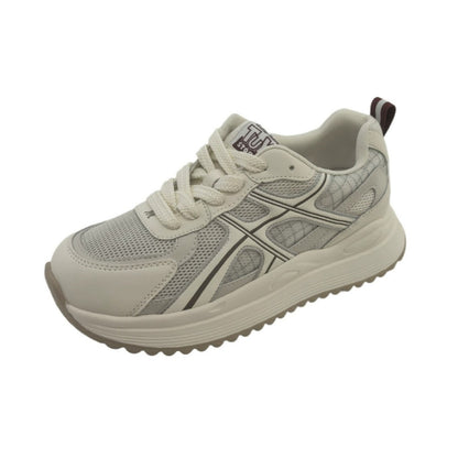 Damen Sneaker Atmungsaktiv Mesh Laufschuhe Mit Dämpfung