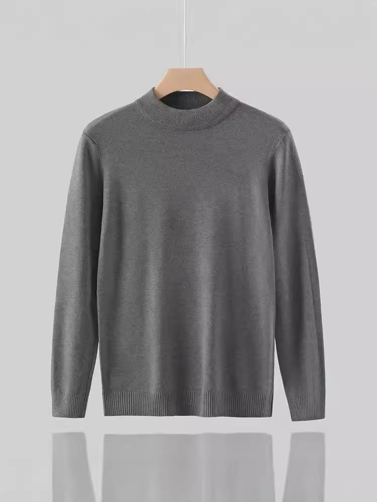 Herren Pullover Rollkragen Baumwolle Hochwertig Elegant