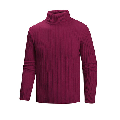 Herren Pullover Eleganter Hohler Kragen Struktur