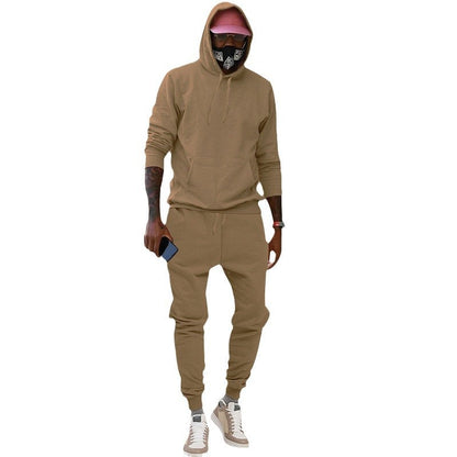 Herren Hoodie Jogginghose Set Sportlich Casual