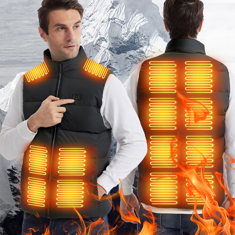 Herren Steppweste Wattierte Warme Winterweste - BerlinGlamour