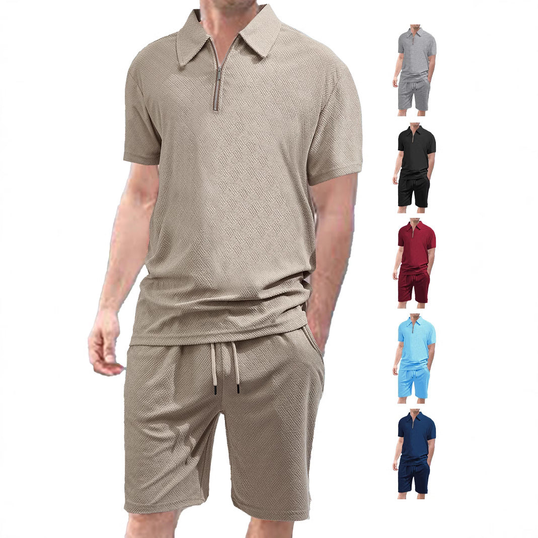 Herren Sportset Kurzarm Baumwolle Modern - BerlinGlamour