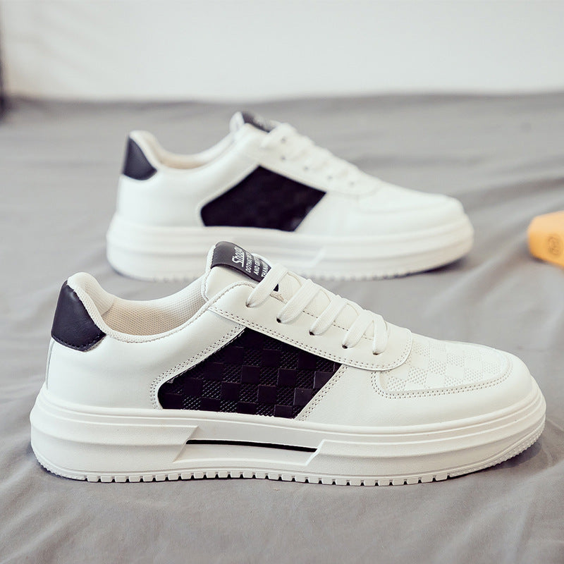 Damen Sneaker Karo Optik Bequem Komfortabel