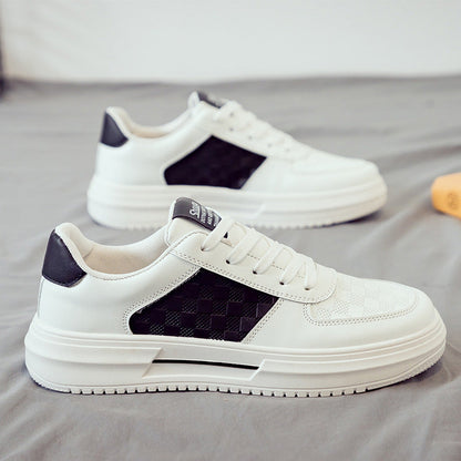 Damen Sneaker Karo Optik Bequem Komfortabel