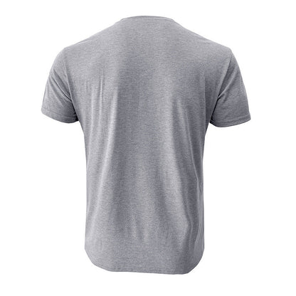 Herren T-Shirt Henley Style Knopfleiste Brusttasche Casual