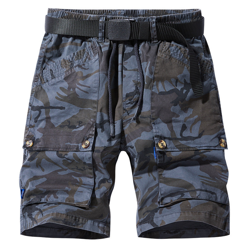Herren Cargoshorts Elastisch Vieltaschen Bequem