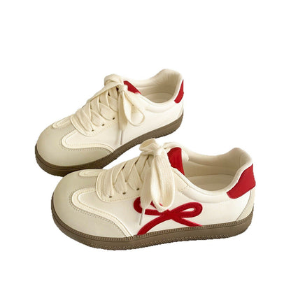 Damen Sneaker Schleifen Design atmungsaktiv Mode