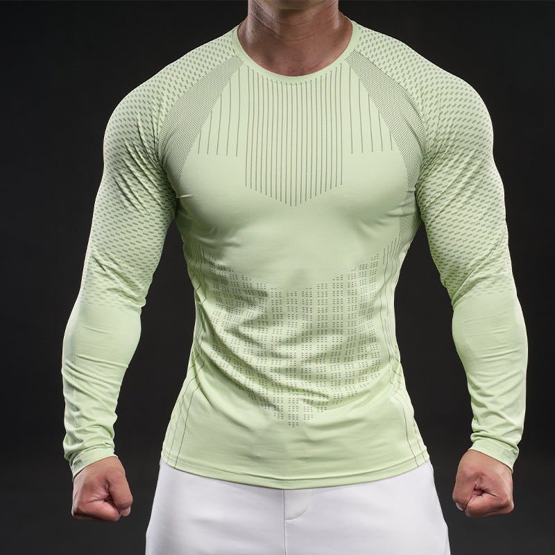 Herren Funktionsshirt Langarm atmungsaktiv Mesh Technologie