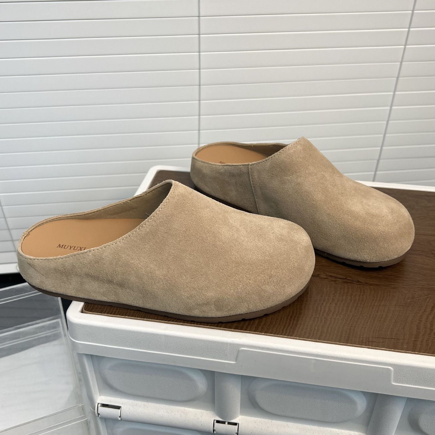 Damen Clogs Durchbruchdesign Verstellbarer Riemen Modern