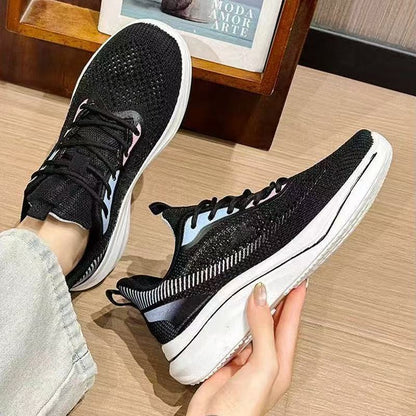 Damen Sneaker Atmungsaktiv Freizeitschuhe Bequem Stoßdämpfend