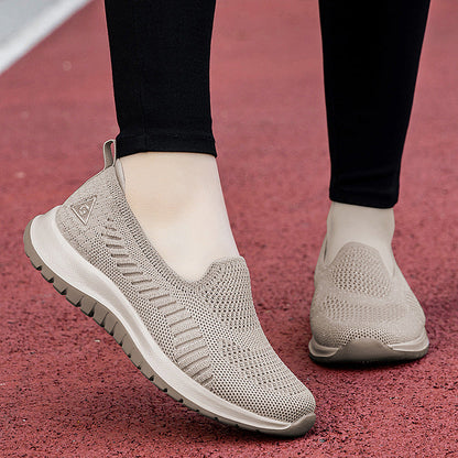 Damen Sneaker Bequem Atmungsaktiv Weich