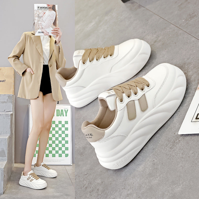 Damen Sneaker Plateau Komfort Schuhe Modern Atmungsaktiv - BerlinGlamour