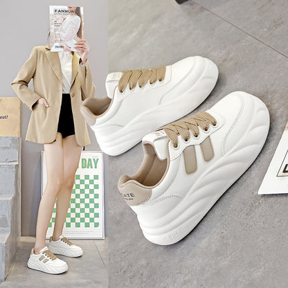 Damen Sneaker Plateau Komfort Schuhe Modern Atmungsaktiv - BerlinGlamour