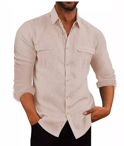 Herren Hemd Lässig Zweitaschen Modern Berlin_Style