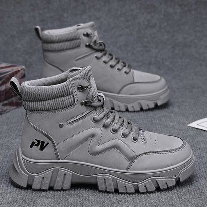 Damen Sneaker High-Top Chunky Straßenschuhe Stabil