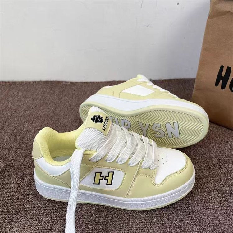 Damen Sneaker Sportlich Kontrast Farben