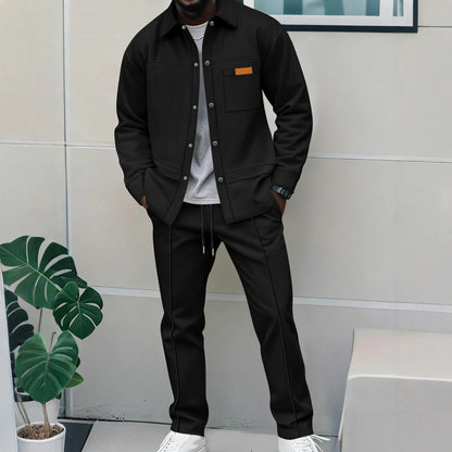 Herren Freizeitjacke Bequem Stilvoll mit Jogginghose - BerlinGlamour
