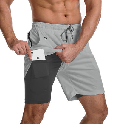 Herren Sport Shorts Atmungsaktiv Mit Taschen
