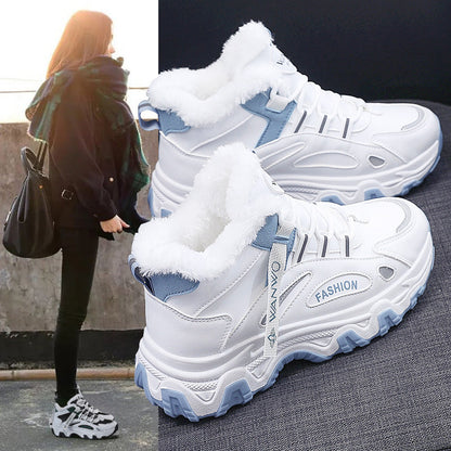 Damen Winterstiefel Warm Fleece Innenfutter Schnee Stiefel - BerlinGlamour
