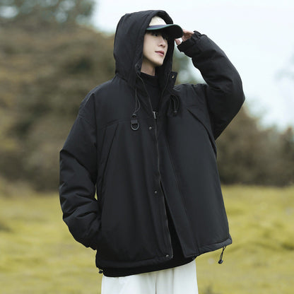 Herren Winterjacke Waterproof Verstellbarer Kragen Modern