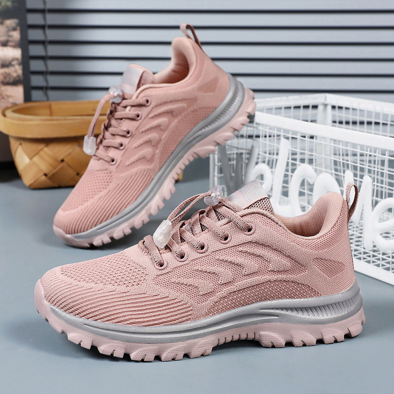 Damen Laufschuhe Sportlich Schnellschnürsystem