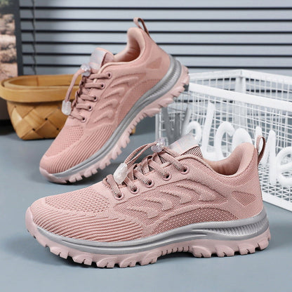 Damen Laufschuhe Sportlich Schnellschnürsystem