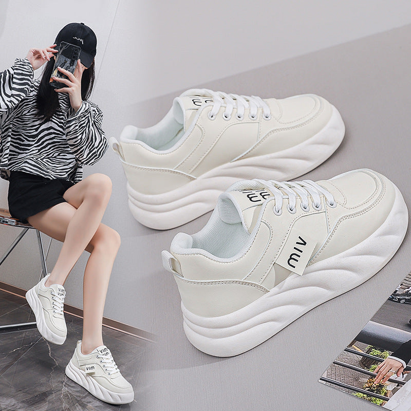Damen Sneaker Platform atmungsaktiv Komfort Schuhe - BerlinGlamour