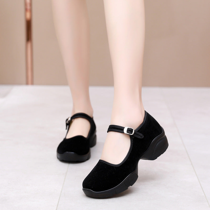 Damen Schuhe Mary Jane Elegante Komfortschuhe Heidi Stil