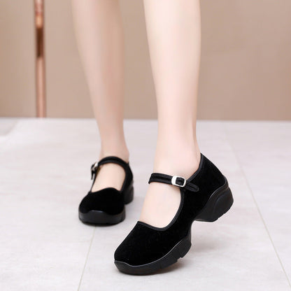 Damen Schuhe Mary Jane Elegante Komfortschuhe Heidi Stil