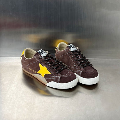 Damen Sneaker Veloursleder Bequem Reflektierend