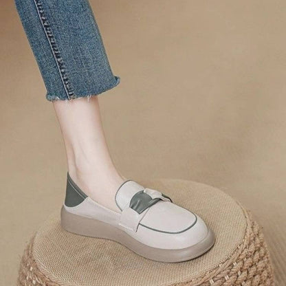 Damen Sneaker Mokassin Comfort Schleifen Bequemheit