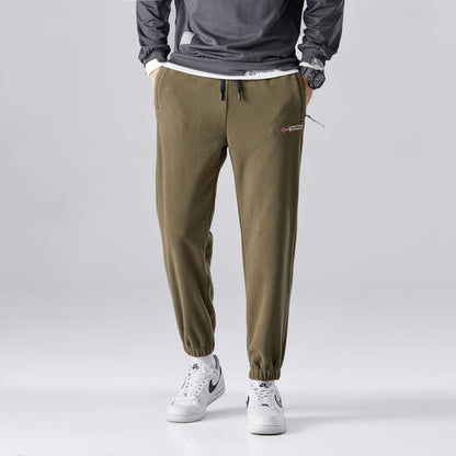 Bequeme Fleece Jogginghose Herren Warm