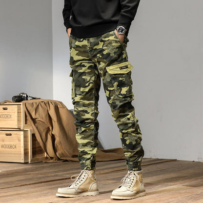 Herren Cargo-Hose Camouflage Praktisch Vieltaschen