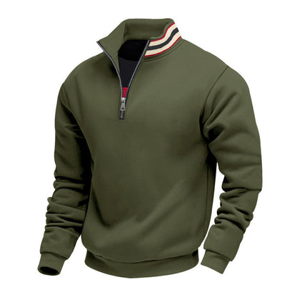 Herren Sportpullover Modern Athletisch Grün