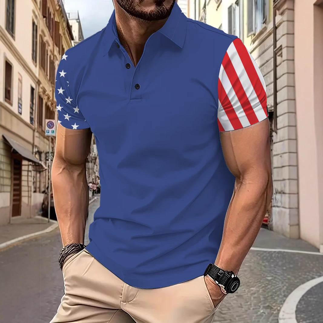 Herren Polohemd mit Stylishem Grafik Design Berlin Style - BerlinGlamour
