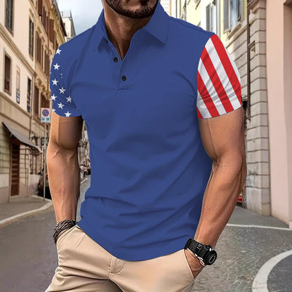 Herren Polohemd mit Stylishem Grafik Design Berlin Style - BerlinGlamour
