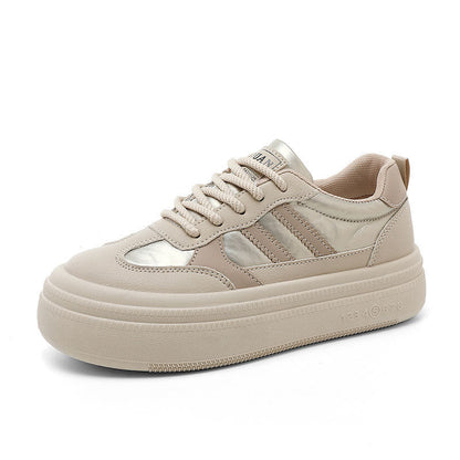 Damen Sneaker Plateau Modisch Atmungsaktiv