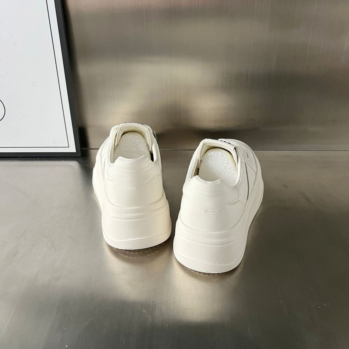 Damen Sneaker Plateau Komfort Atmungsaktiv Rutschfest
