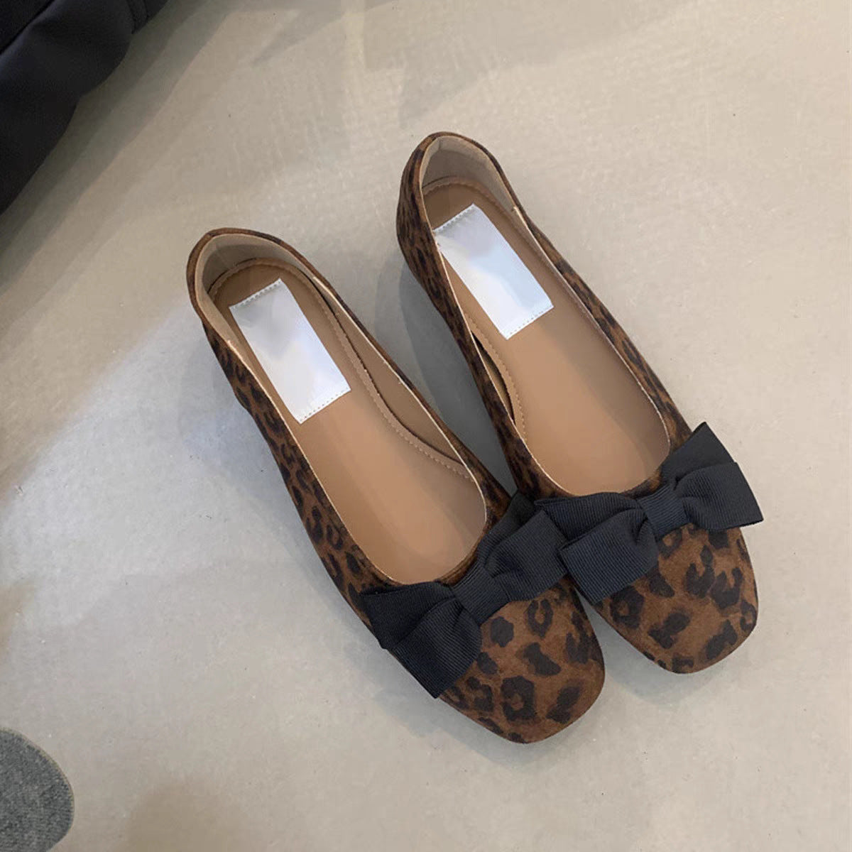 Damen Ballerinas Elegant Schleifen Design Komfort