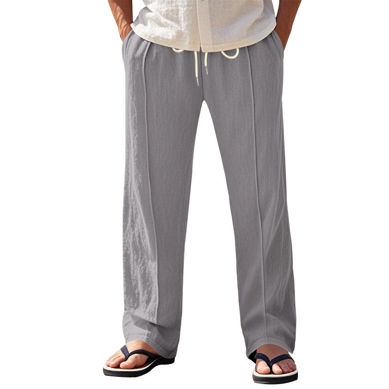 Herren luftige Strandhose mit elastischem Bund und praktischen Seitentaschen.