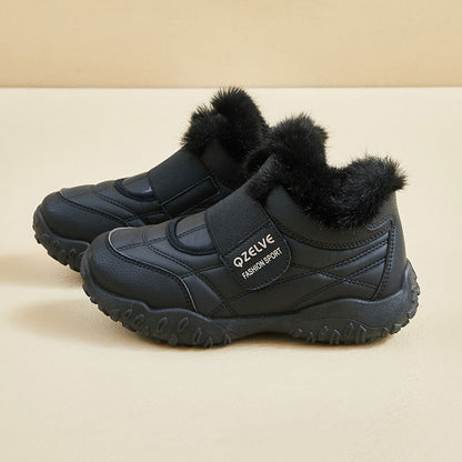 Damen Winterstiefel Sportlich Warm Flauschig Rutschfest
