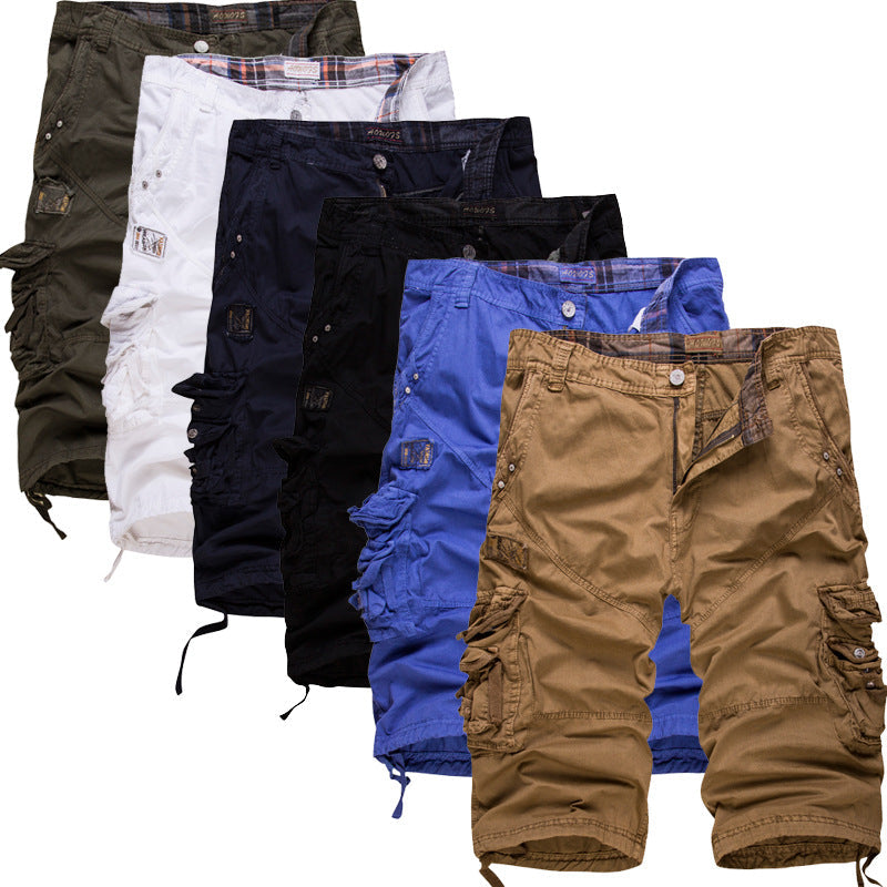 Herren Cargoshorts Bequem mit verstellbarem Bund und vielen Taschen - BerlinGlamour