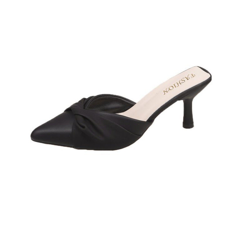 Damen Pumps mit Knotendesign Hochhackig Elegant
