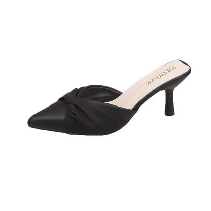 Damen Pumps mit Knotendesign Hochhackig Elegant