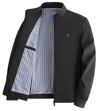Herren Blouson Moderner Schnitt Elegant Casual
