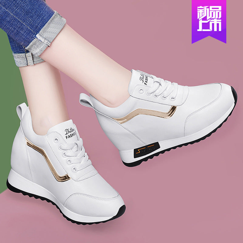 Damen Sneaker Plateau Hohe Sohle Modisch - BerlinGlamour