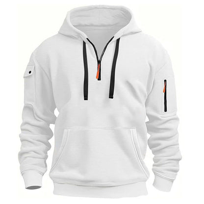 Herren Sweatshirt Funktionsjacke Taschen Modern Sportlich