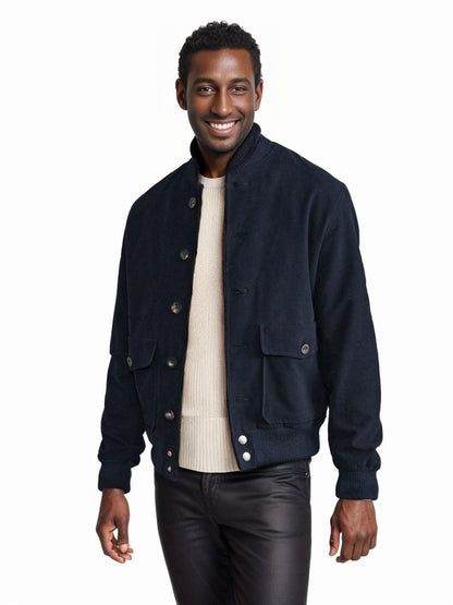 Herren Steppjacke Lässig Taschen Praktisch Modern