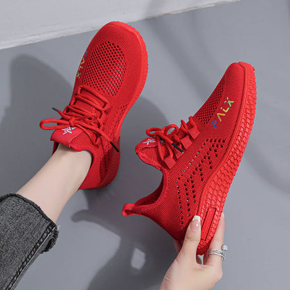 Damen Sneaker Leicht Luftig Sport Mesh Schuhe